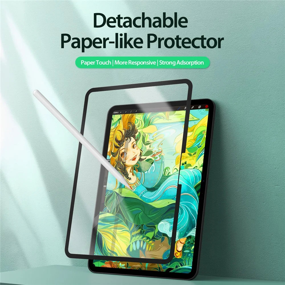 DUX DUCIS Naad Series for iPad Pro 11 (2025) / 11 (2024) Screen Protector Matte PET Paperfeel Film Removable, Reusable - 3