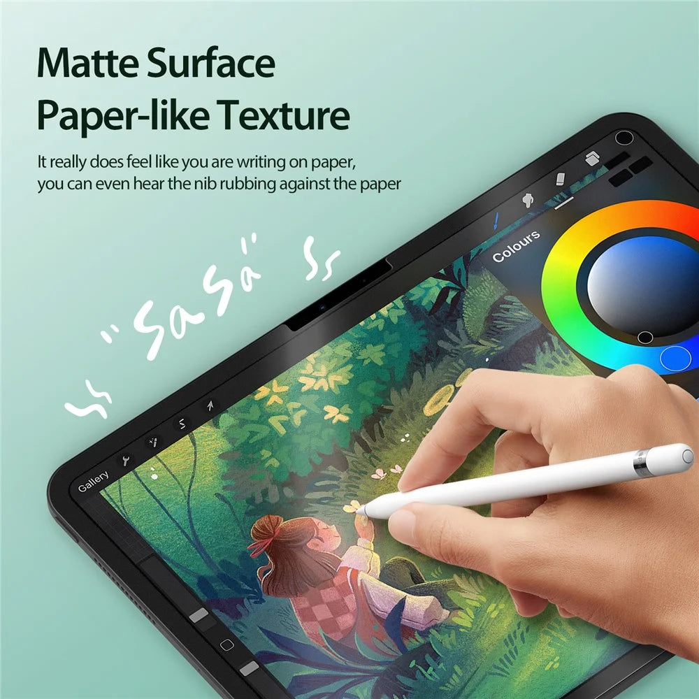 DUX DUCIS Naad Series for iPad Pro 11 (2025) / 11 (2024) Screen Protector Matte PET Paperfeel Film Removable, Reusable - 6