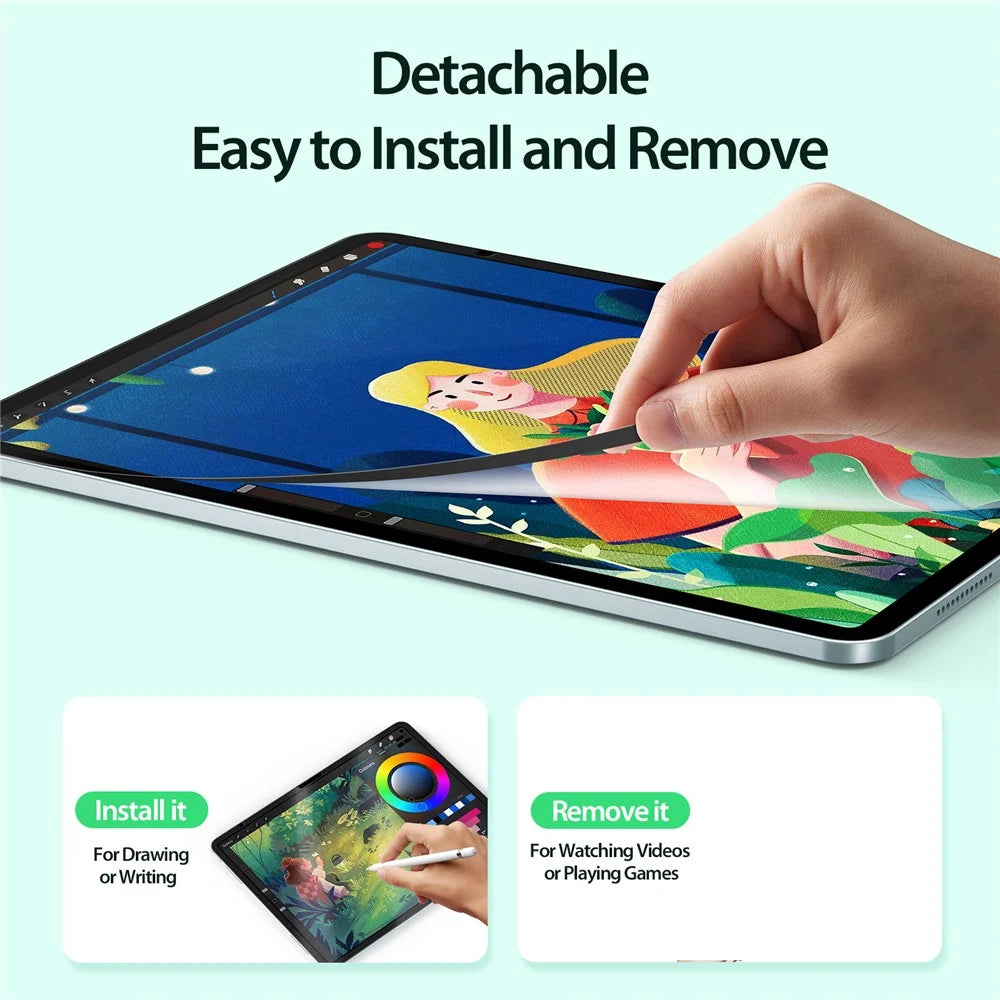 DUX DUCIS Naad Series for iPad Air 13 (2026) / (2025) / (2024) Paper-Like Screen Protector Detachable Matte PET Tablet Film - 7