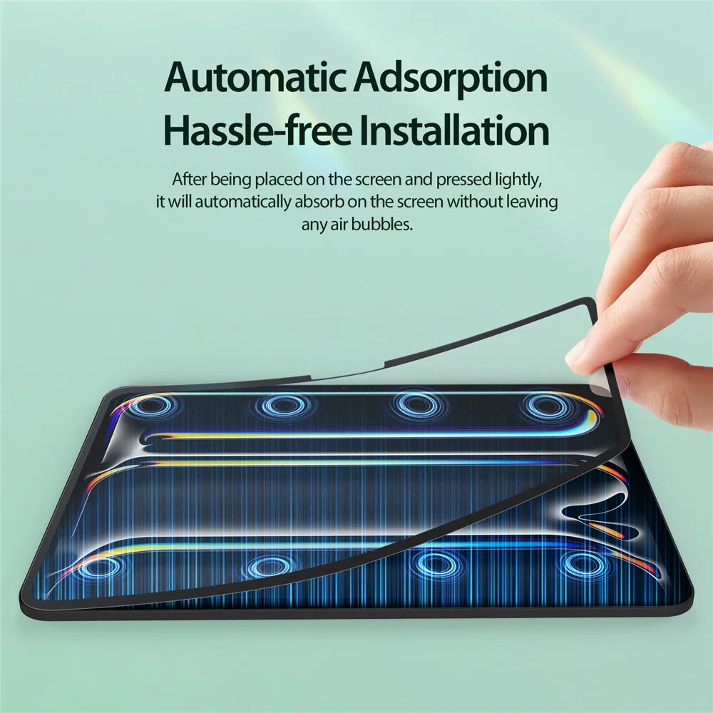 DUX DUCIS Naad Series for iPad Pro 13 (2025) / 13 (2024) Screen Protector Matte PET Paperfeel Film Removable, Reusable - 4