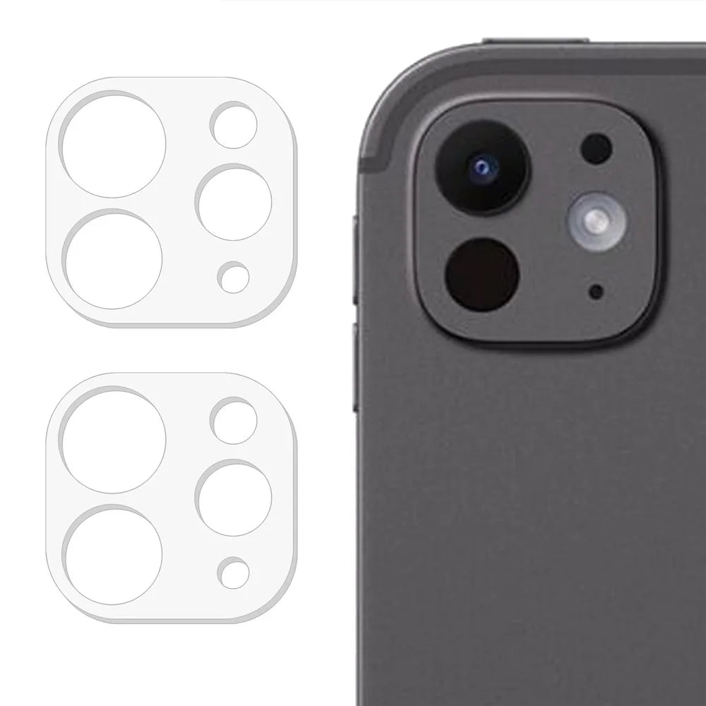 2Pcs For iPad Pro 11 (2024) / Pro 13 (2024) Tempered Glass Camera Lens Protector (3D Arc Edge) - 1