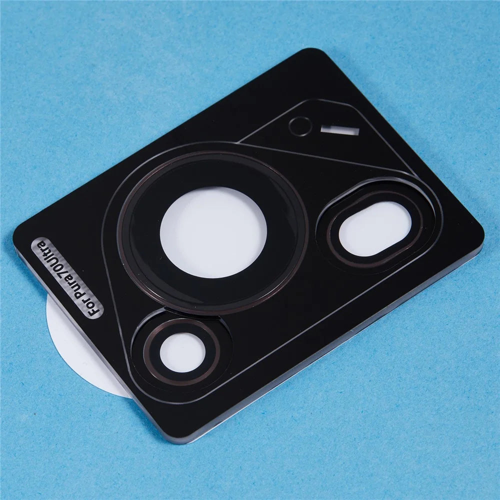 1 Set For Huawei Pura 70 Ultra Camera Lens Protector Tempered Glass Rear Lens Film -  Brown - 4
