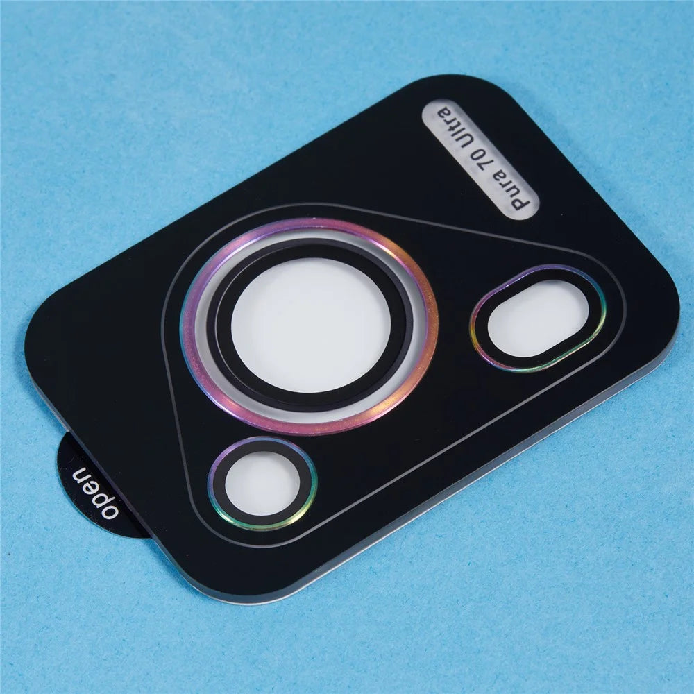 1 Set For Huawei Pura 70 Ultra Tempered Glass Camera Lens Protector Individual Rear Lens Film -  Multi-Color - 4