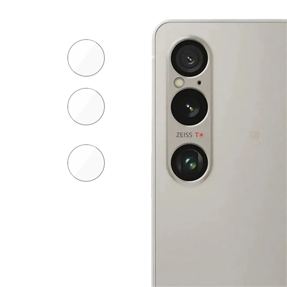 For Sony Xperia 1 VI Camera Lens Protector Anti-scratch Tempered Glass Lens Film - 1