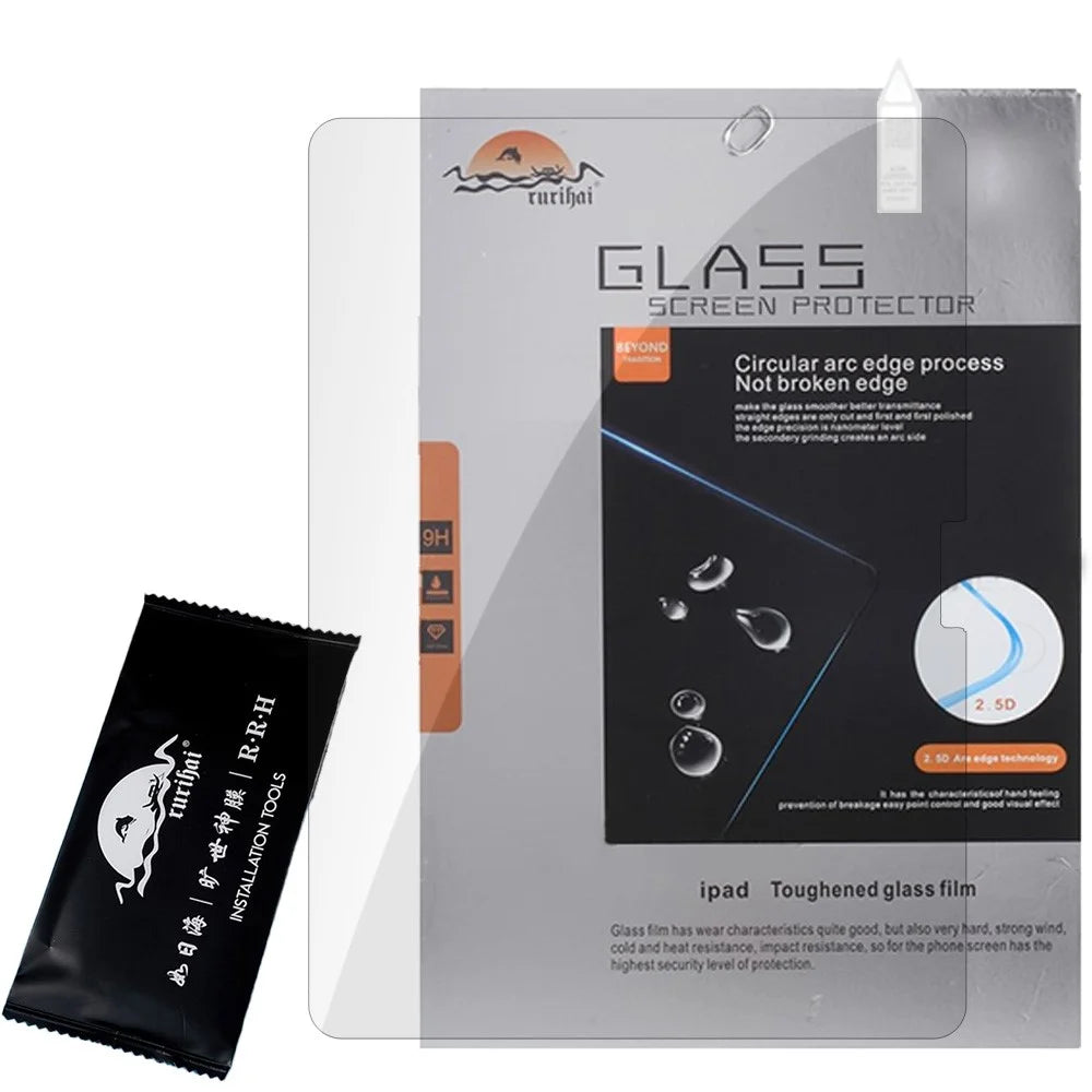 RURIHAI For iPad Pro 11 (2025) / (2024) Screen Protector Matte Anti-Glare High Aluminium-Silicon Glass Film - 4