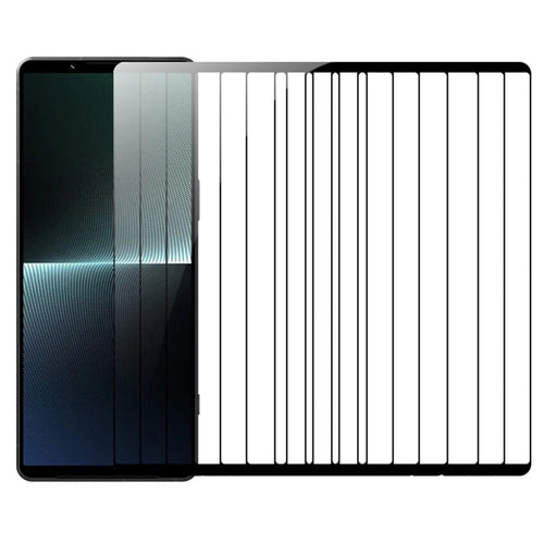 RURIHAI 10Pcs For Sony Xperia 1 VI HD Clear Screen Film High Aluminum-Silicon Glass Screen Protector - 1