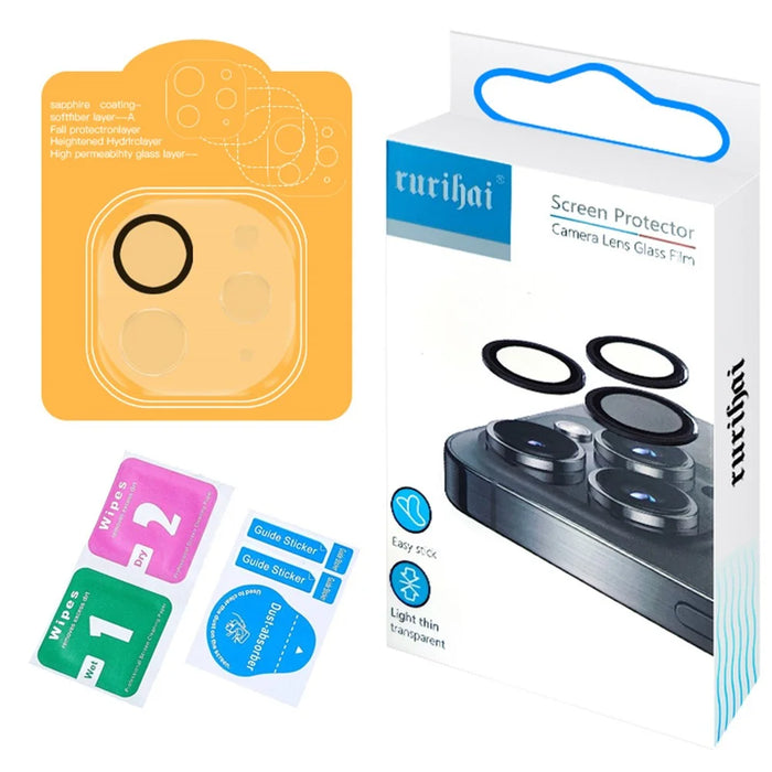 RURIHAI For iPad Pro 11 (2025) / (2024) 3D Camera Lens Protector Silk Printing Tablet Lens Film - 4
