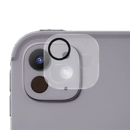 RURIHAI For iPad Pro 13 (2024) Camera Lens Protector 3D Silk Printing High Aluminum-Silicon Glass Lens Film - 1