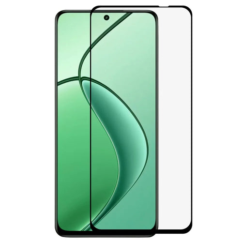 For Realme C65 5G Clear Screen Protector Anti-Explosion Tempered Glass Screen Film, 9D Side Glue - 1
