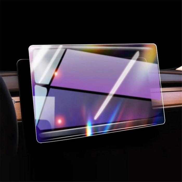 For Tesla Model 3 (2019-2022) / Model Y (2019-2024) Center Control Screen Protector Tempered Glass Film - 2