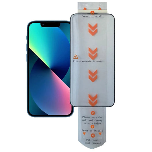 For iPhone 13 Tempered Glass Ultra Clear Screen Protector (Work with Electric Screen Protector Applicator) - 1