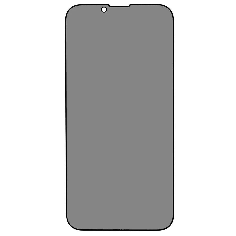 For iPhone 14 Plus Anti-spy Screen Protector Full Glue Bright Silk Printing Edge Matte Full Cover Tempered Glass Film - 2