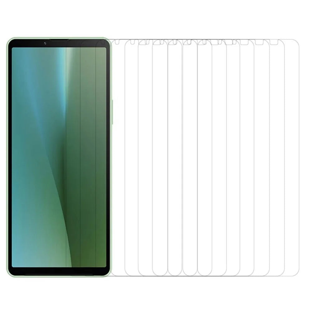 RURIHAI 10Pcs For Sony Xperia 10 VI Screen Protector Anti-Shatter High Aluminium-Silicon Glass 2.5D Film - 1
