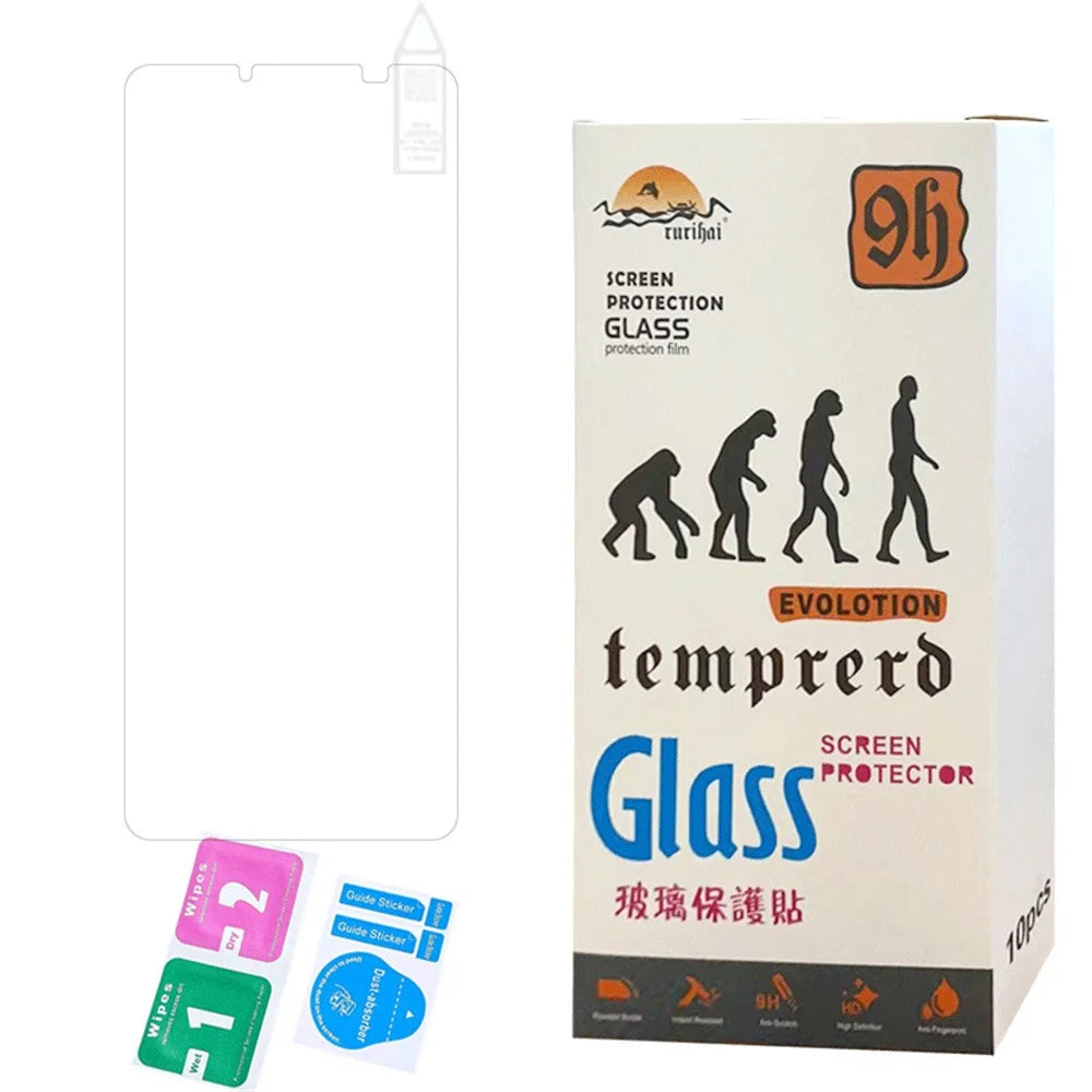 RURIHAI 10Pcs For Sony Xperia 10 VI Screen Protector Anti-Shatter High Aluminium-Silicon Glass 2.5D Film - 5
