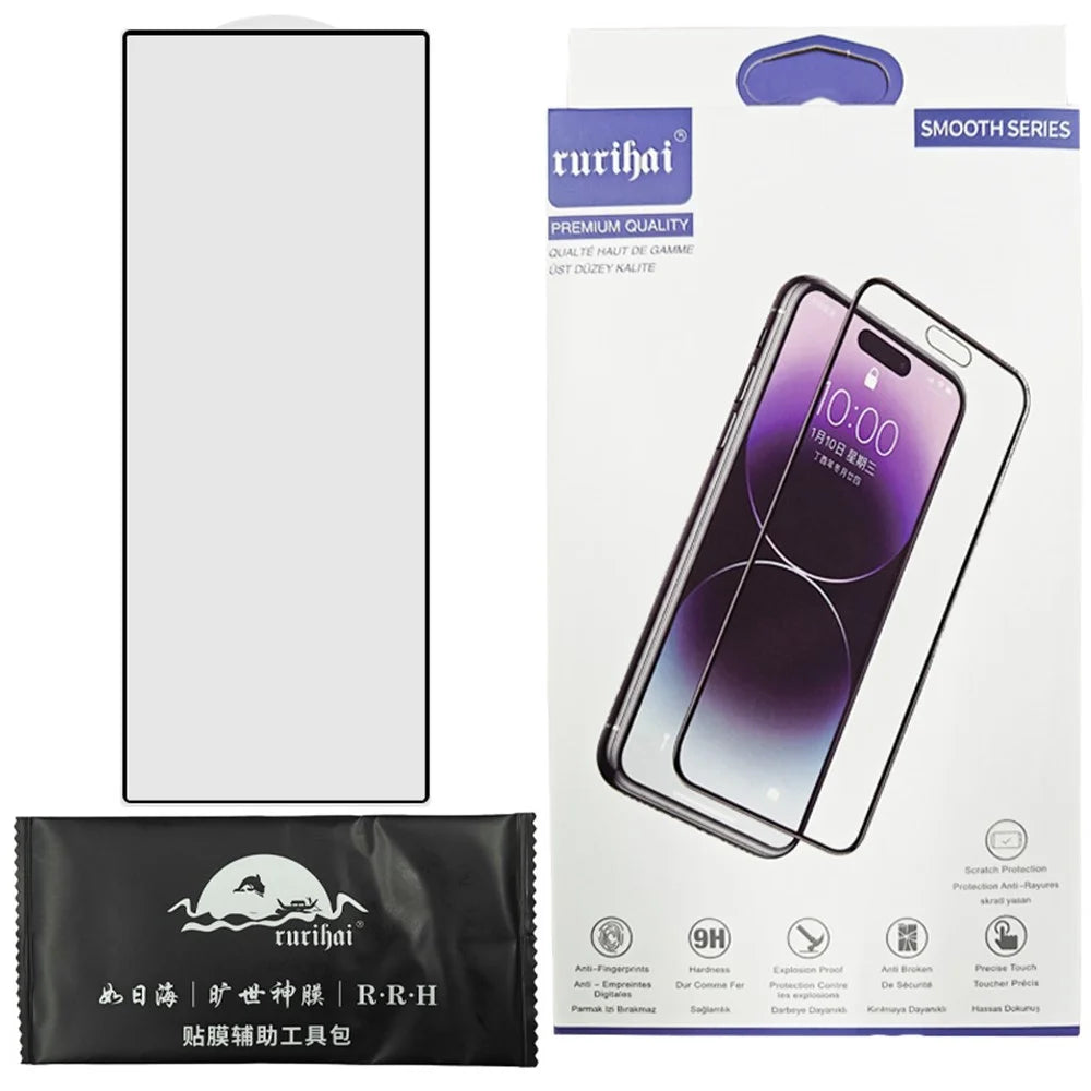 RURIHAI For Samsung Galaxy Z Fold6 5G Full Screen Protector 0.26mm 2.5D High Aluminium-Silicon Glass Film - 6