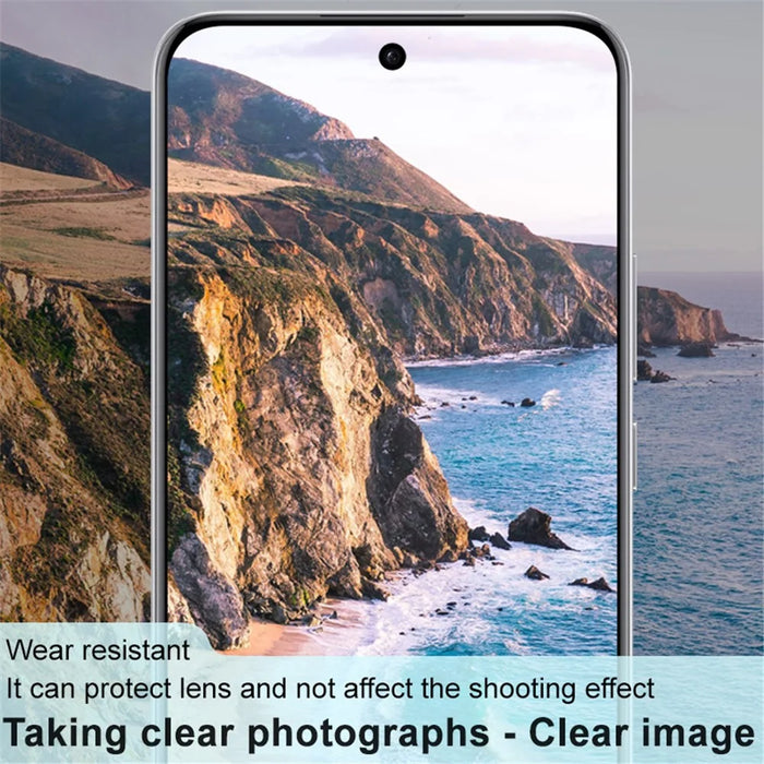 IMAK For Oppo Reno12 5G (Global) Tempered Glass Camera Lens Protector+Acrylic Lens Cap (Black Version) - 4
