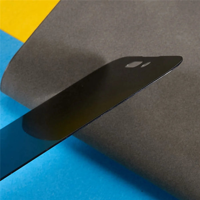 For iPhone 14 Pro Max 6.7 inch Anti-spy Matte Tempered Glass Bright Silk Printing Edge Full Cover Full Glue Screen Protector - 7