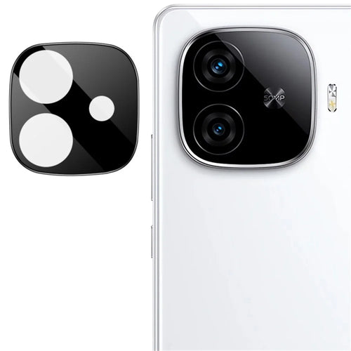 IMAK For vivo iQOO Z9 5G / Z9 Turbo 5G / Y200 GT 5G Camera Lens Protector Tempered Glass Film (Black Version) - 1