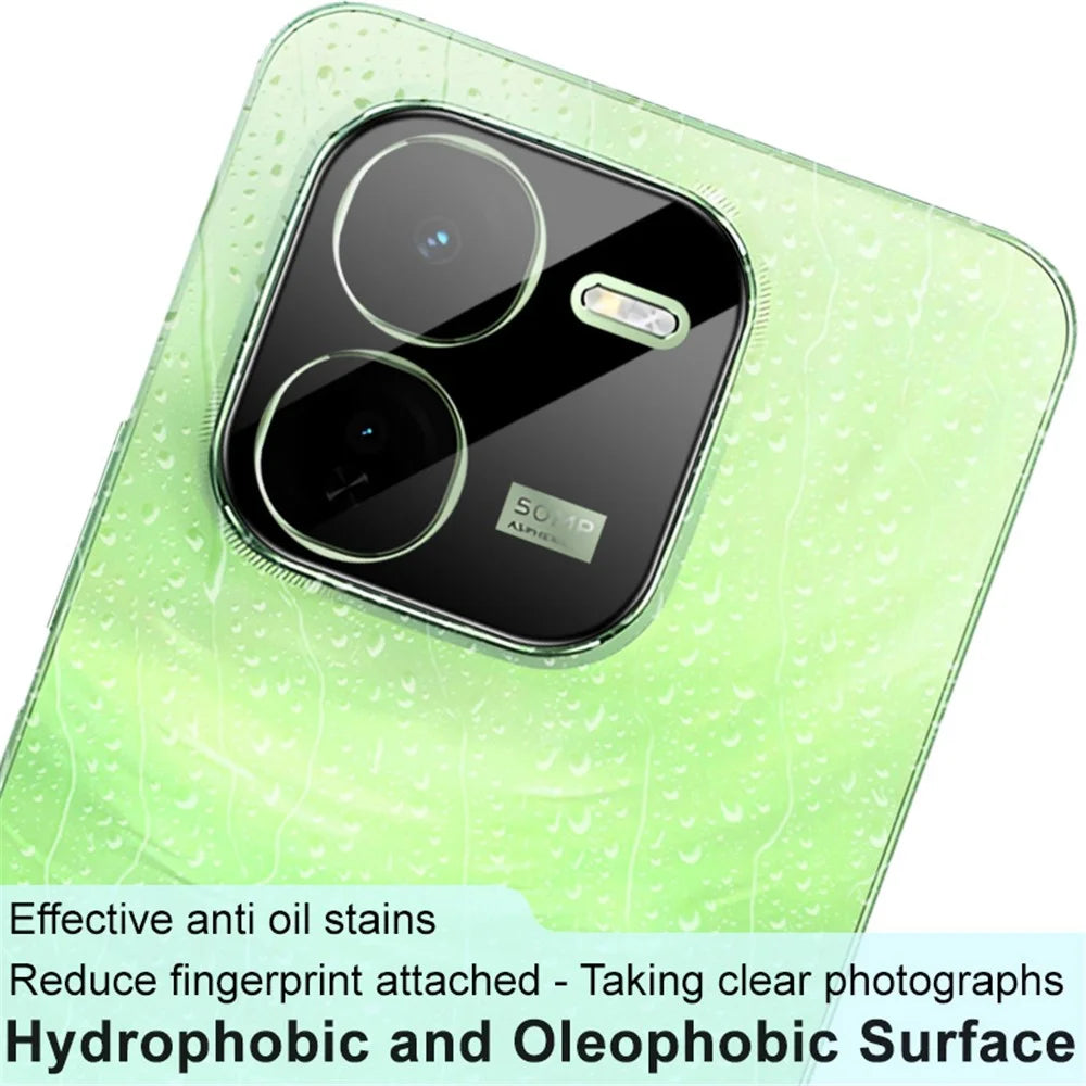 IMAK For vivo iQOO Z9x 5G Camera Lens Protector Tempered Glass Lens Film Case-Friendly (Black Version) - 3