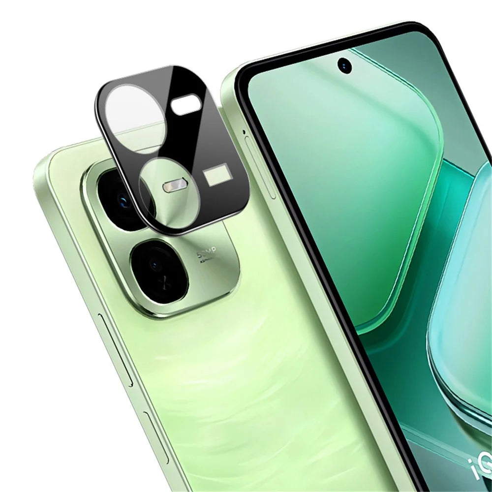 IMAK For vivo iQOO Z9x 5G Camera Lens Protector Tempered Glass Lens Film Case-Friendly (Black Version) - 5