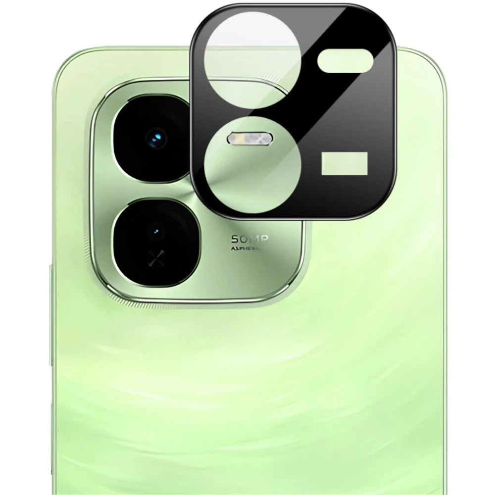 IMAK For vivo iQOO Z9x 5G Camera Lens Protector Tempered Glass Lens Film Case-Friendly (Black Version) - 6