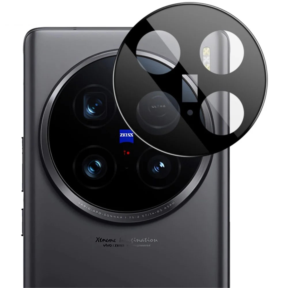 IMAK For vivo X100 Ultra 5G Camera Lens Protector Tempered Glass Protective Lens Film (Black Version) - 6