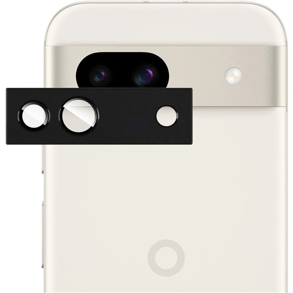 IMAK For Google Pixel 8a Camera Lens Protector Metal+Tempered Glass Phone Rear Lens Film - 4