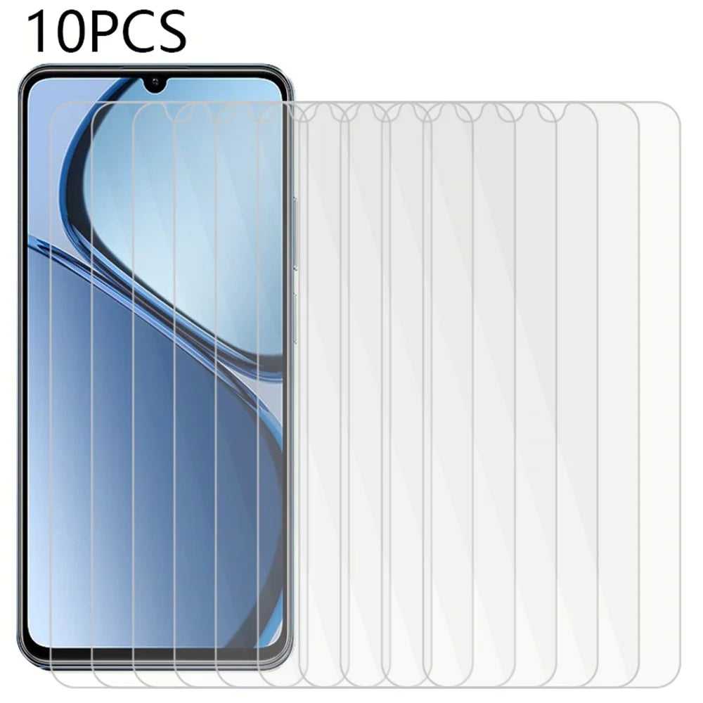 10PCS For Realme Note 60x 4G / C63 4G / C61 4G Tempered Glass Phone Screen Protector 0.3mm 2.5D Clear Film - 1