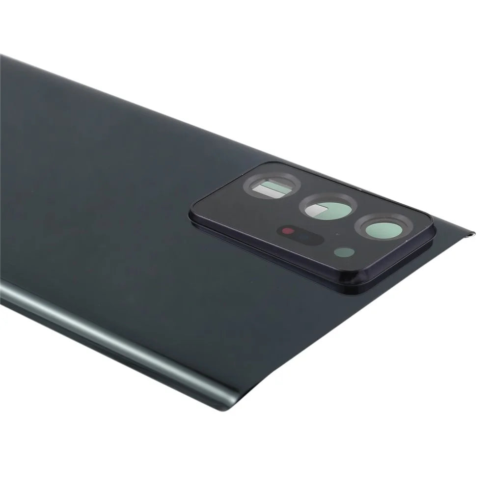 For Samsung Galaxy Note20 Ultra N985 / Note20 Ultra 5G N986 Battery Housing with Adhesive Sticker+Camera Lens Cover - Black - 5