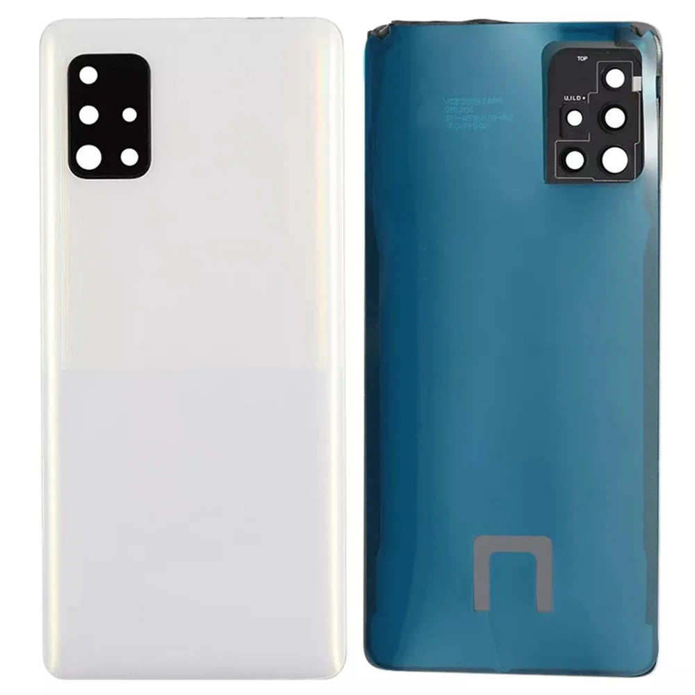 For Samsung Galaxy A51 5G SM-A516 Battery Housing with Camera Lens Cover -  White - 1