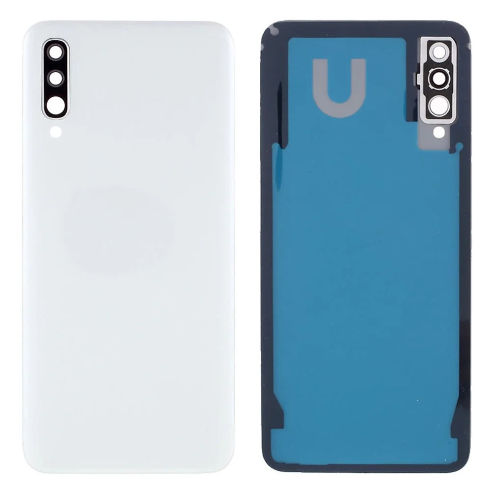 For Samsung Galaxy A50 A505 Battery Housing with Camera Lens Cover - White - 1
