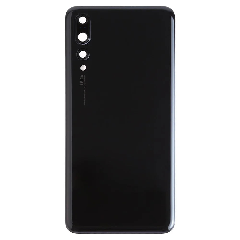 For Huawei P20 Pro Battery Housing with Adhesive Sticker+Camera Lens Cover - Black - 2