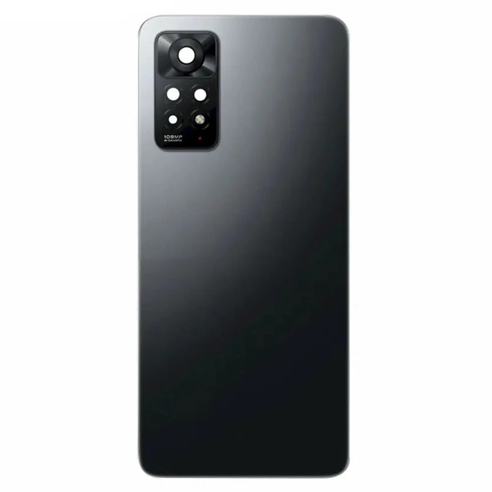 For Xiaomi Redmi Note 11 Pro 4G (Mediatek) Back Battery Housing Cover with Camera Ring Lens Cover Spare Part - Black - 2