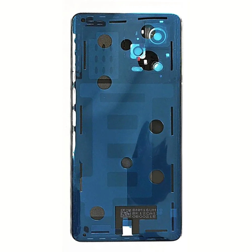 For Xiaomi Redmi Note 12 Pro+ 5G Back Battery Housing Cover with Camera Ring Lens Cover Spare Part - Black - 3