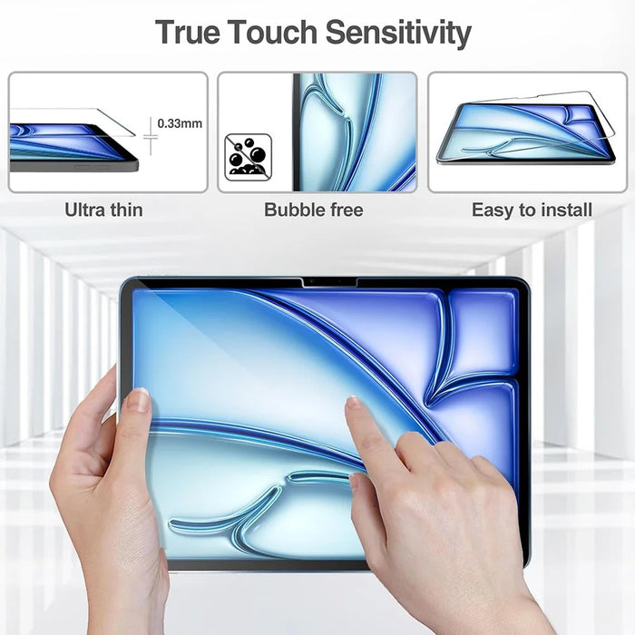 2Pcs For iPad Air 13 (2026) / (2025) / (2024) Tempered Glass Screen Protector 2.5D Arc Edge Screen Film - 3
