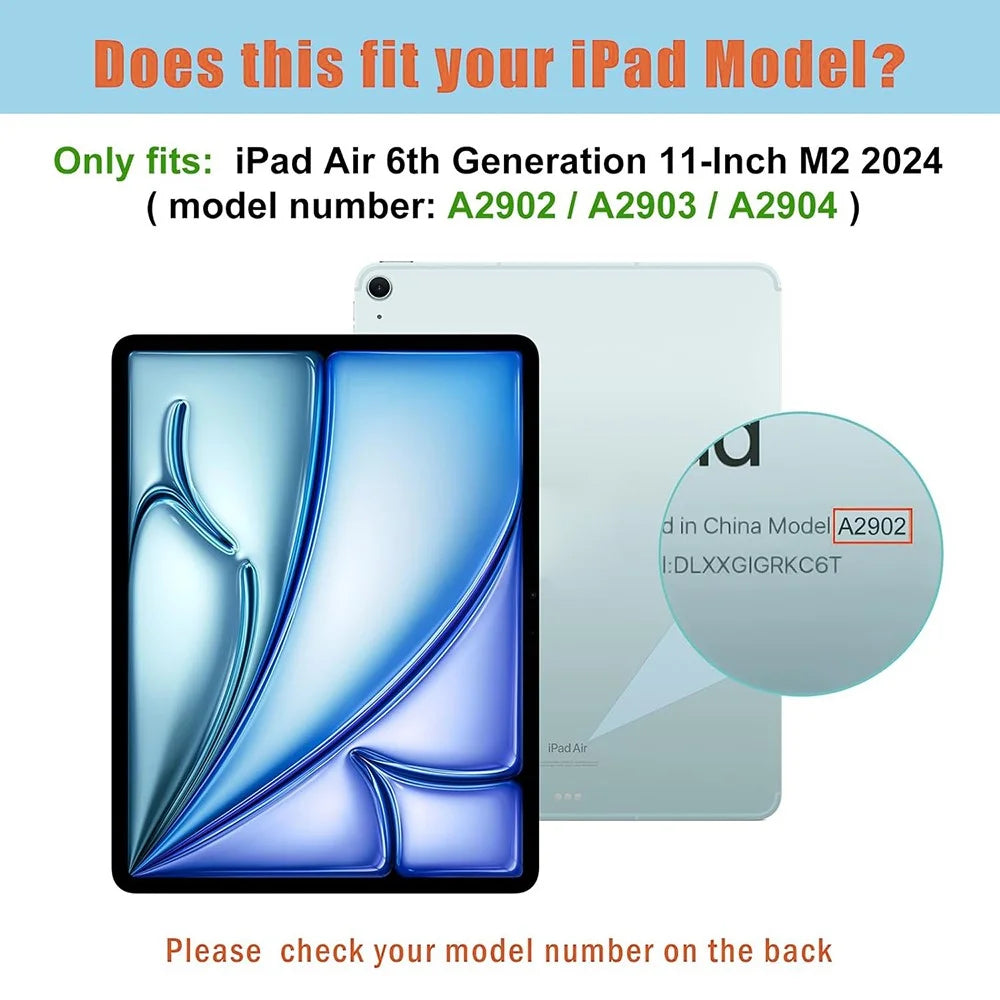 2Pcs For iPad Air 11 (2026) / (2025) / (2024) Screen Protector 2.5D Arc Edge Tempered Glass Film - 7