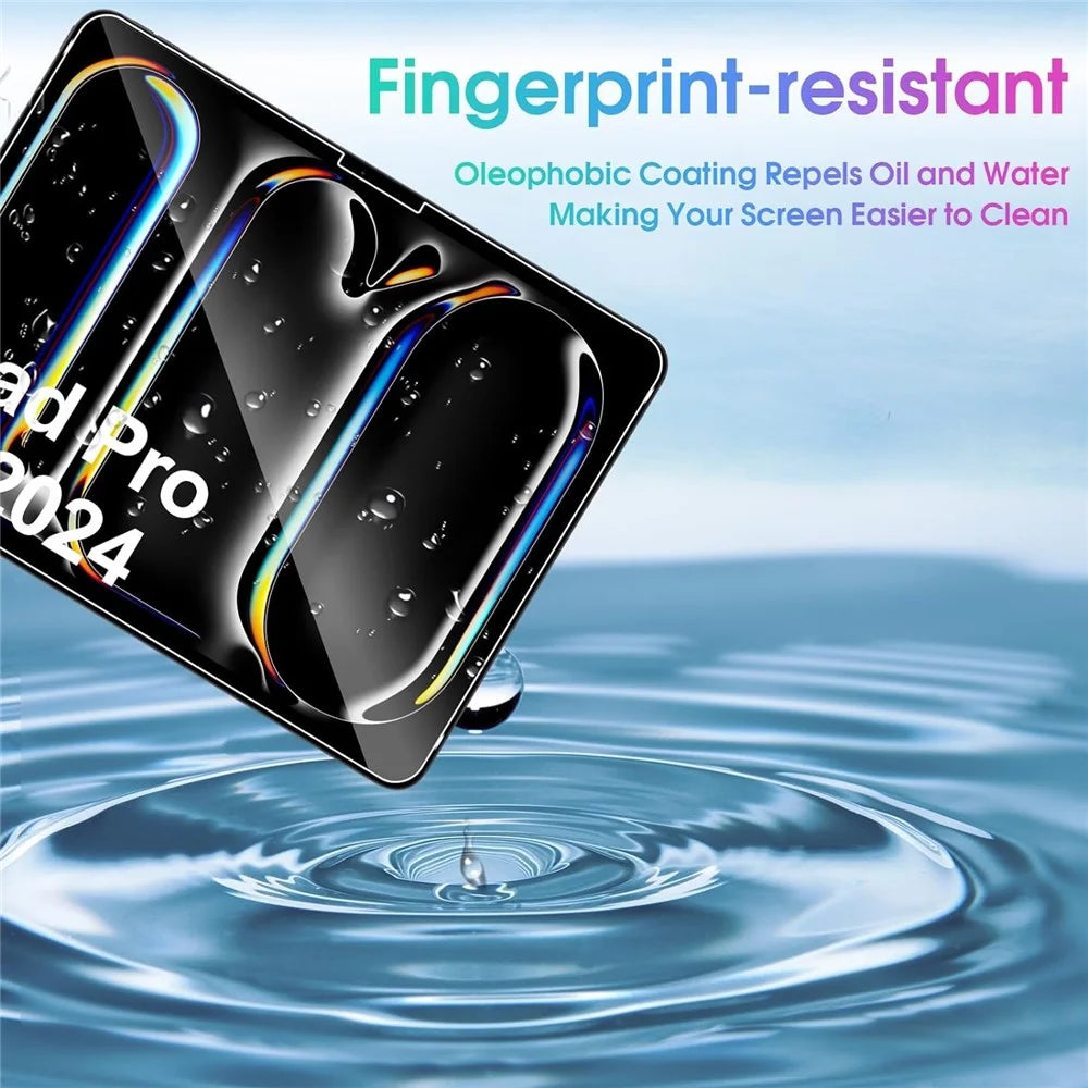 2Pcs For iPad Pro 11 (2025) / 11 (2024) Screen Protector Tempered Glass Film 2.5D Arc Edge - 7