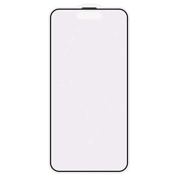 RURIHAI For iPhone 15 Pro Max Anti Purple Light Screen Protector Matte Full Glue Film - 2