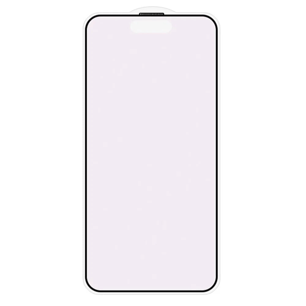 RURIHAI For iPhone 15 Pro Matte Screen Protector Anti Purple Light High Aluminium-Silicon Glass Film - 2