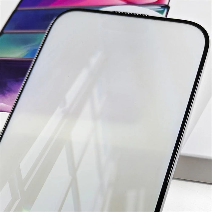 RURIHAI For iPhone 15 Screen Protector Anti Purple Light Eye Protection Matte Film - 3