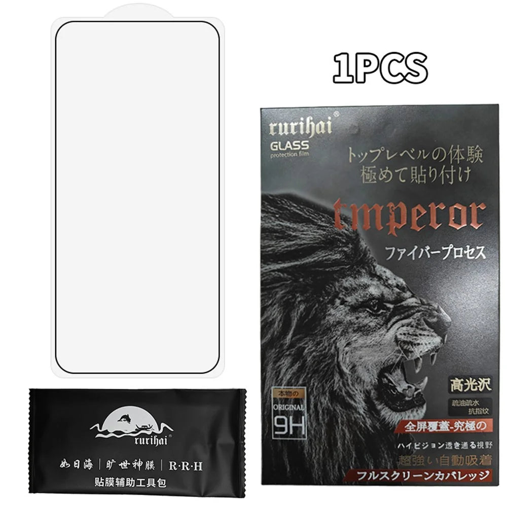 RURIHAI For Huawei Pura 70 Screen Protector AR Coating High Aluminium-Silicon Glass Silk Printing Film - 4