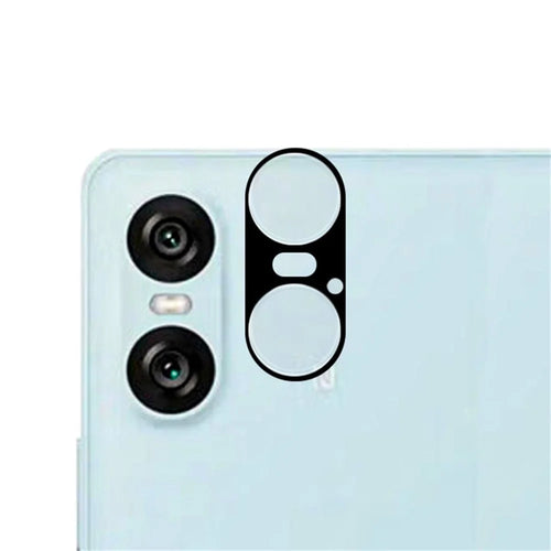 RURIHAI For Sony Xperia 10 VI Camera Lens Protector Silk Screen Black Ultra Clear Lens Film - 1