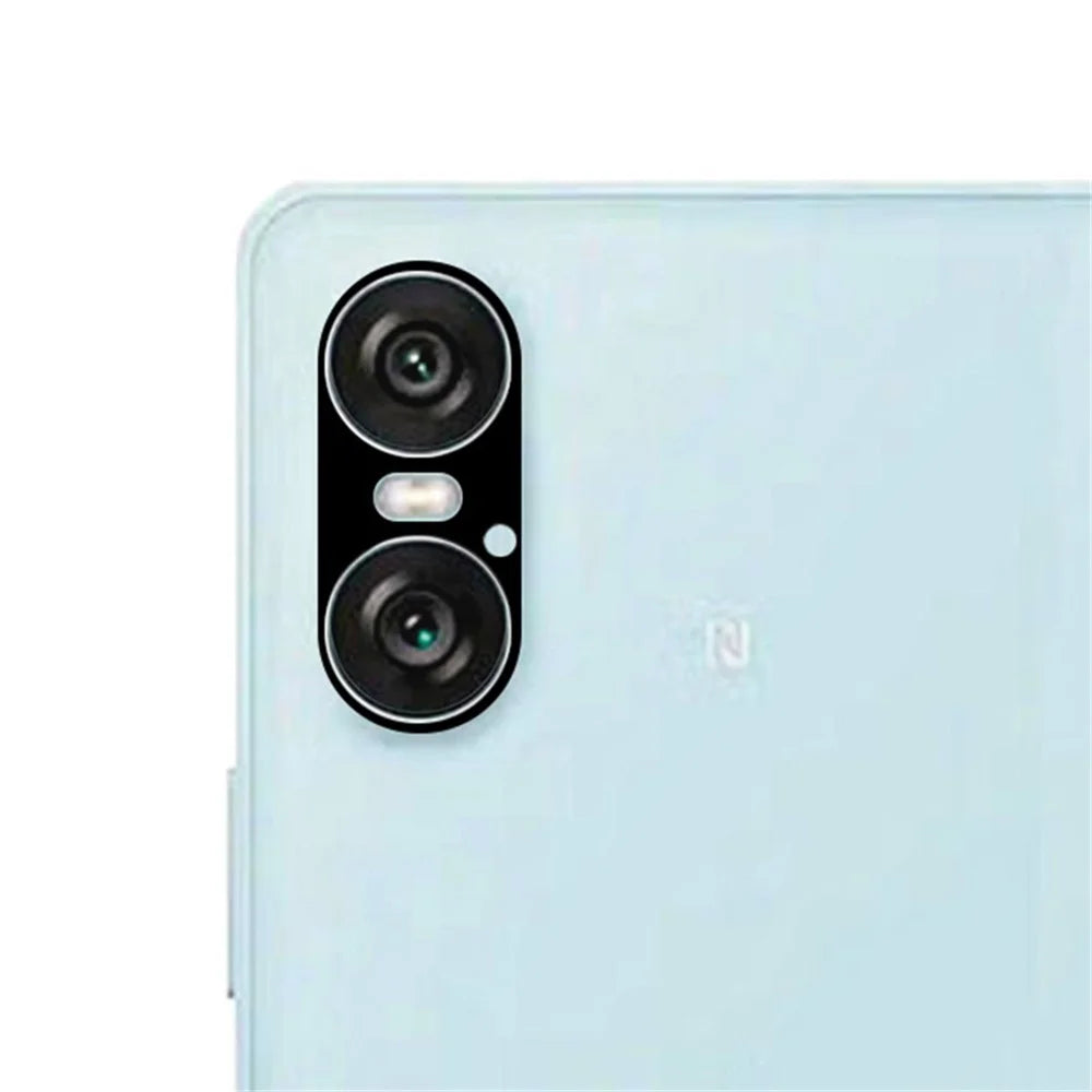 RURIHAI For Sony Xperia 10 VI Camera Lens Protector Silk Screen Black Ultra Clear Lens Film - 2