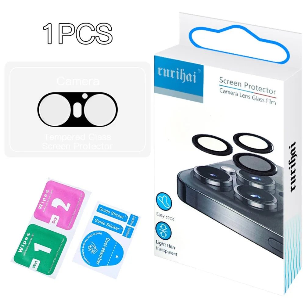 RURIHAI For Sony Xperia 10 VI Camera Lens Protector Silk Screen Black Ultra Clear Lens Film - 4