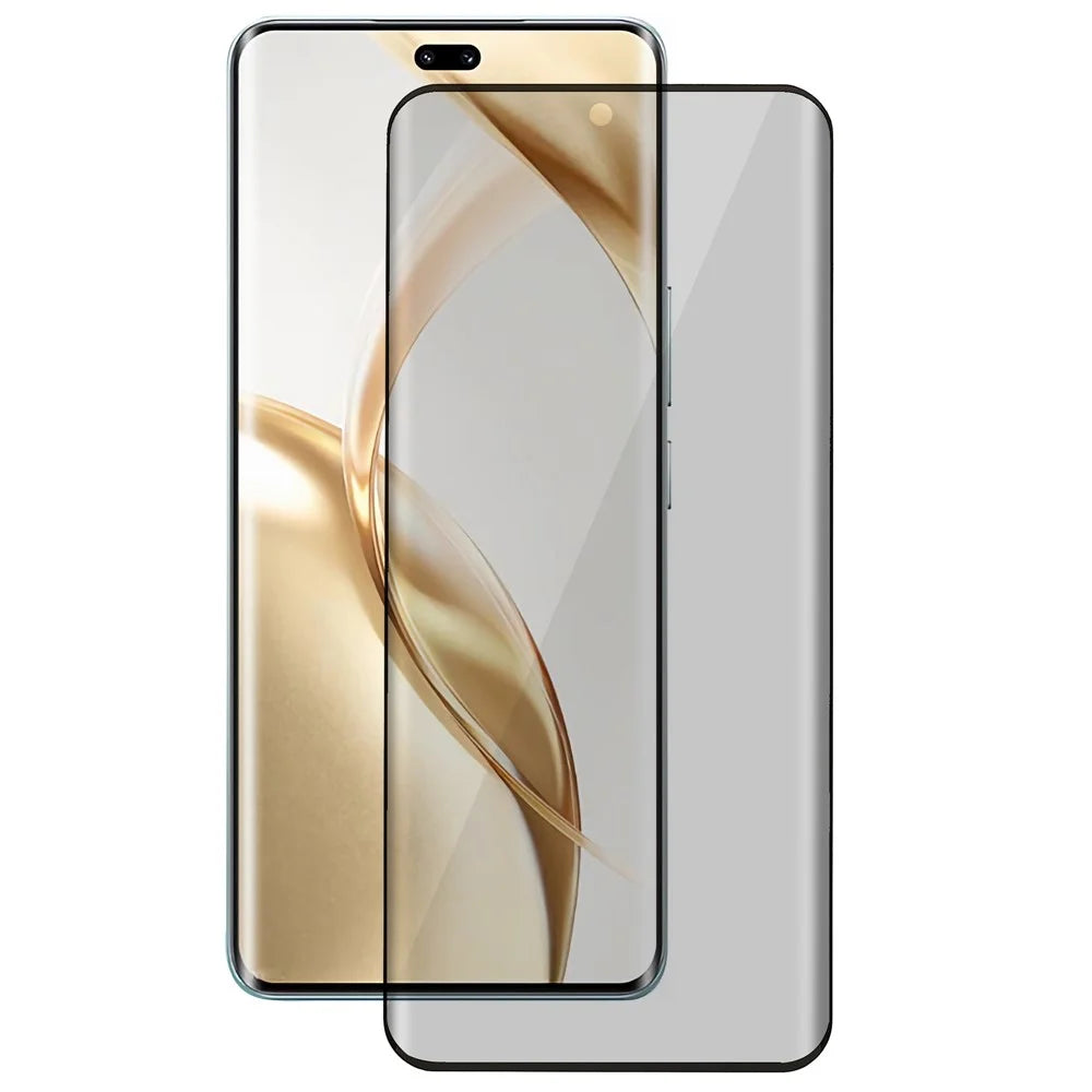 For Honor 200 Pro 5G Anti-Spy Tempered Glass 3D Curved Edge Side Glue Screen Protector - 1
