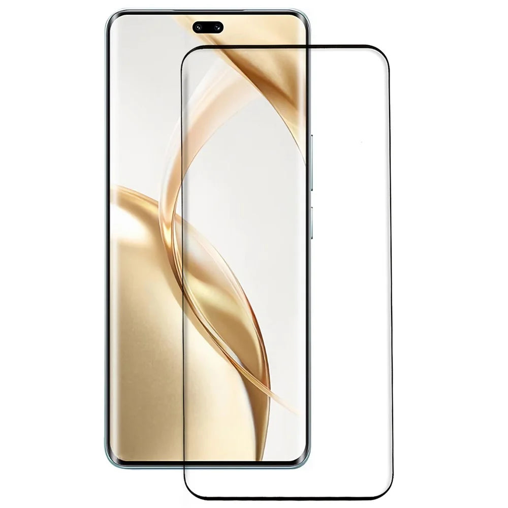 For Honor 200 Pro 5G Screen Protector Silk Printing High Aluminum-Silicon Glass Film 3D Curved Edge - 1
