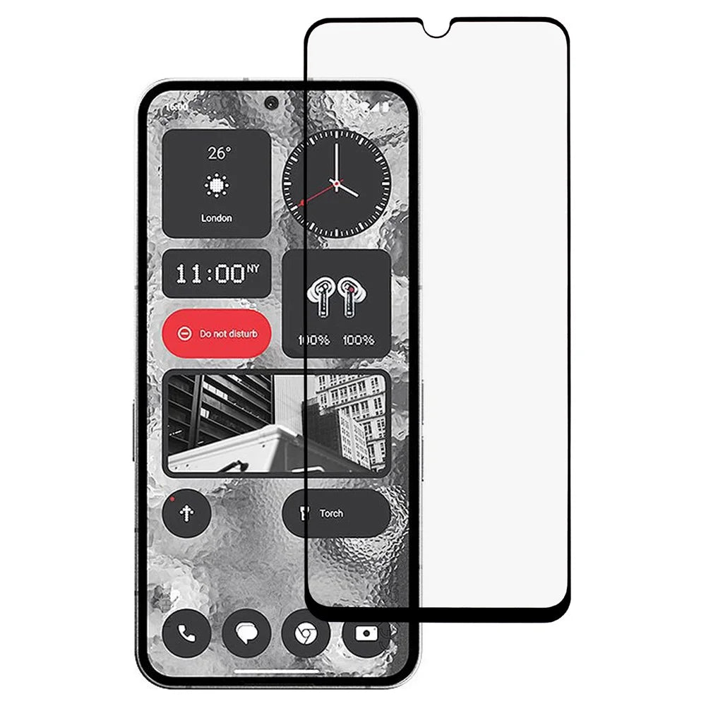For T-Mobile T Phone 2 Screen Protector 2.5D Black Edge High Aluminium-Silicon Glass Film - 1