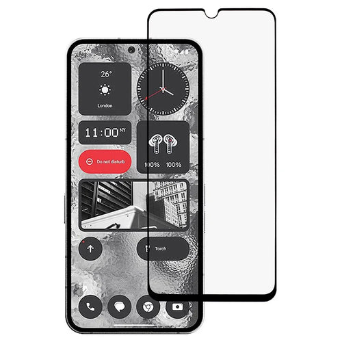 For T-Mobile T Phone 2 Screen Protector 2.5D Black Edge High Aluminium-Silicon Glass Film - 1