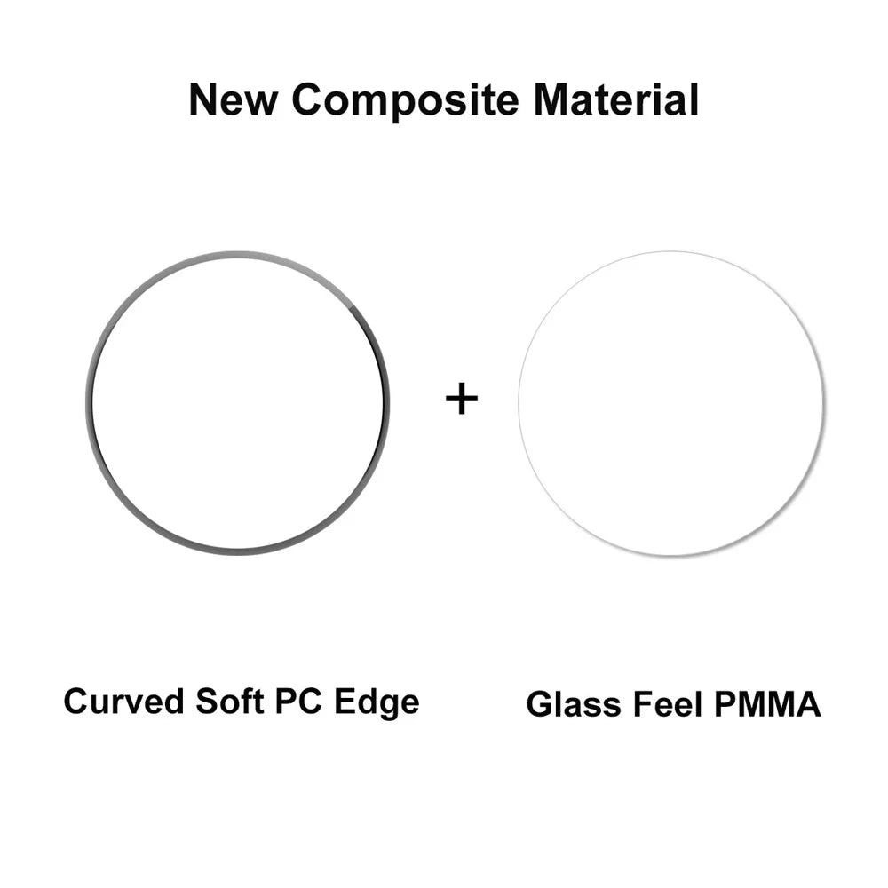 ENKAY HAT PRINCE Screen Protector for Samsung Galaxy Watch 5 Pro 45mm, Ultra Clear Full Cover 3D Curved Full Soft PC Edge + Anti-scratch PMMA Film - 3