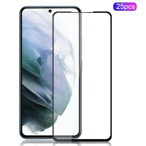 MOCOLO 25Pcs For Samsung Galaxy S22 5G / S23 Screen Protector Tempered Glass Film Silk Printing - Black - 1